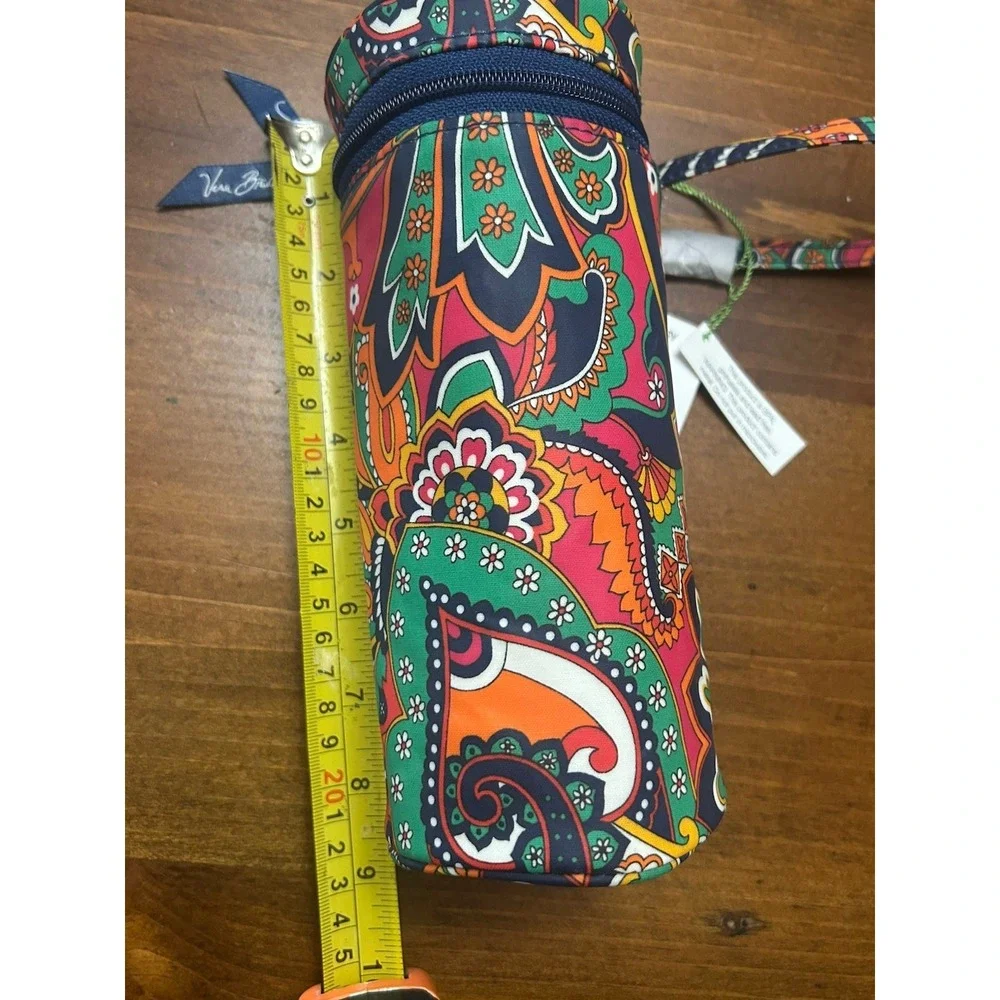 Vera Bradley NWT Baby Bottle Caddy Venetian paisley Pattern Insulated 8in X 3.5